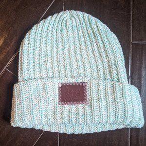 Love Your Melon Teal Speckled Cuffed Beanie